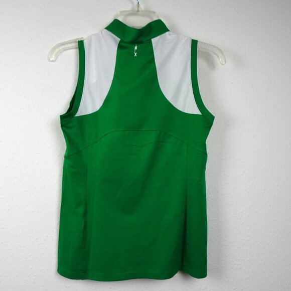RLX Ralph Lauren Golf Polo Shirt Women's Size XS Green 1/4 Zip Wicking - Picture 5 of 10
